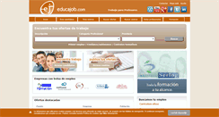 Desktop Screenshot of educajob.com